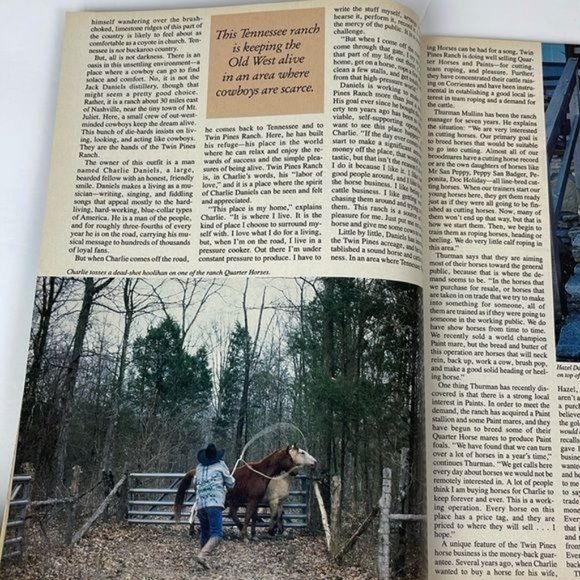 Vtg Western Horseman Magazine Charlie Daniels Cover Story Aug 1987 Vol 52, No 8 - Picture 7 of 16
